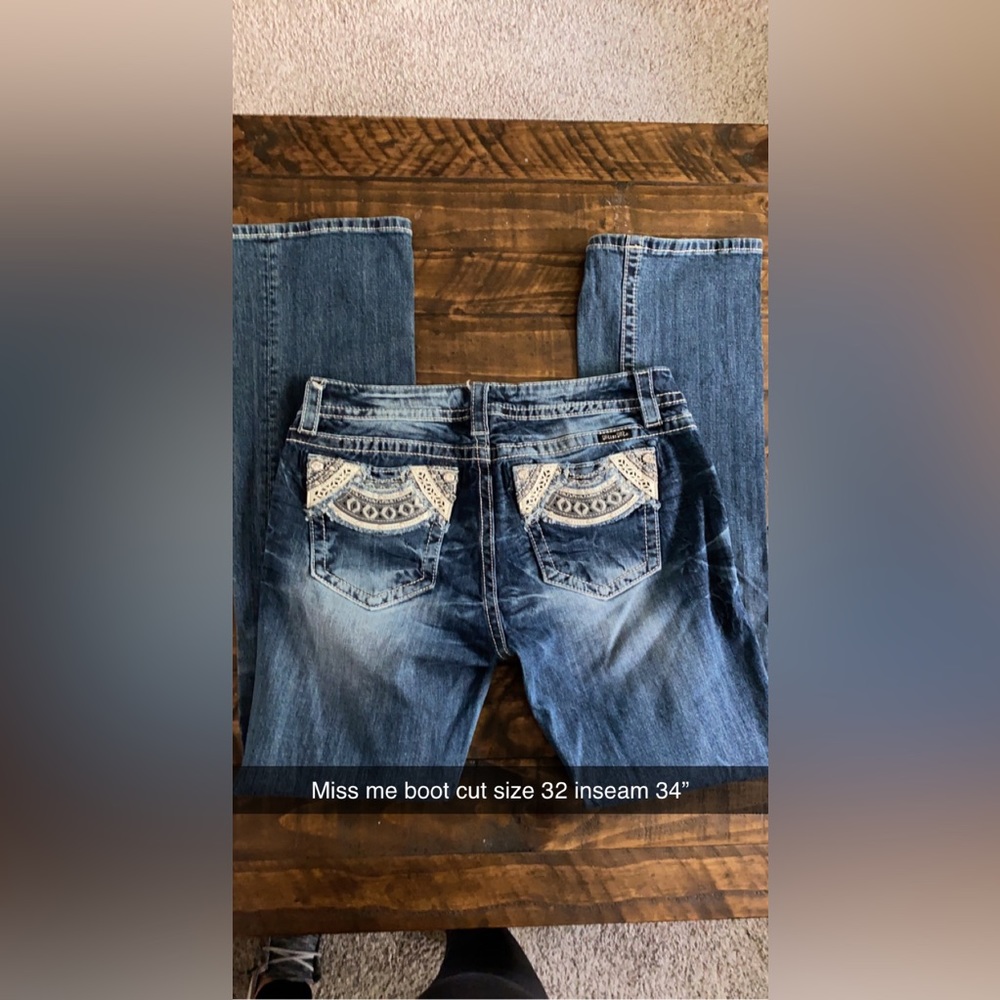 Miss me boot cut size 32